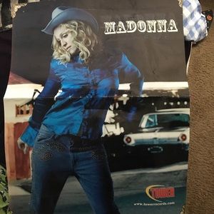 Madonna Promo Poster from Tower Records